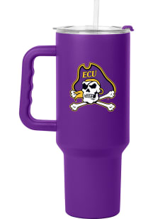 Logo Brands East Carolina Pirates Flipside Native 40 oz Stainless Steel Tumbler - Purple