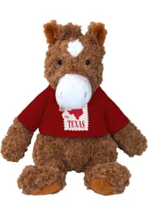 Texas Stamp Horse 9" Plush - Red