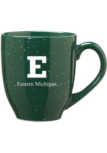 Eastern Michigan Eagles 16oz Speckeled Ceramic Mug - Green