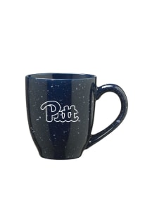 Pitt Panthers 16oz Speckled Ceramic Mug - Navy Blue