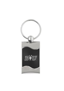 Bloomsburg University Huskies Wave Keychain - Black