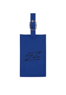 Akron Zips Blue Velour Luggage Tag
