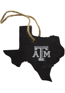 Texas A&M Aggies Slate State Shape Ornament - Grey