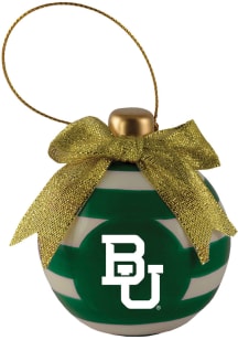 Baylor Bears Ceramic Bulb Ornament Ornament - Green