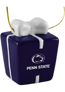 Penn State Nittany Lions Ceramic Gift Box Ornament Ornament - Blue