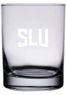 Saint Louis Billikens 14oz Etched Rock Glass - White
