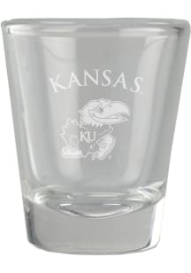 Kansas Jayhawks 1.5oz Engraved Shot Glass