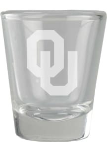 Oklahoma Sooners 1.5oz Engraved Shot Glass