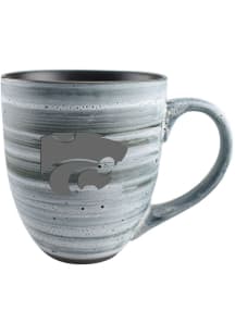 K-State Wildcats 16oz Etched Ceramic Mug - Grey