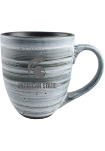 Michigan State Spartans 16oz Etched Ceramic Mug - Grey