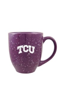 TCU Horned Frogs 16oz Speckled Ceramic Mug - Purple