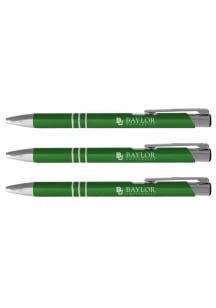 Baylor Bears 3 Pack Ball Point Pen - Green