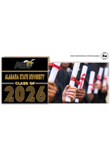 Alabama State Hornets Class of 2026 Floating Picture Frame - Black