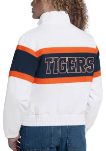 Detroit Tigers Womens White Iconic Medium Weight Jacket
