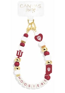 Indiana Hoosiers Beaded Phone Womens Charm