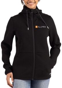Cutter and Buck Tennessee Volunteers Womens Black Alumni Epic Comfort Full Zip Light Weight Jacket