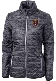 Cutter and Buck Real Salt Lake Womens Black Rainier PrimaLoft Printed Filled Jacket
