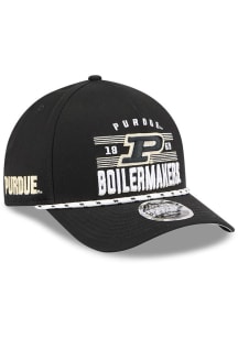 New Era Purdue Boilermakers March Madness 9FORTY Modern Crown Adjustable Hat - Black