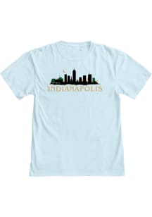 Blue 84 Indianapolis Light Blue Skyline Short Sleeve Fashion T Shirt