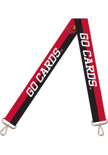 Louisville Cardinals Team Name Striped Womens Purse Strap