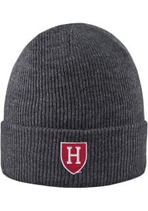 LogoFit Harvard Crimson Dark Grey North Pole Mens Knit Hat