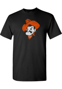 Oklahoma State Cowboys Black Pistol Pete Short Sleeve T Shirt