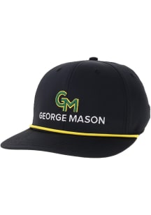 Legacy George Mason University Back Nine Adjustable Hat - Black