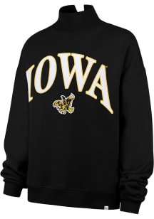 47 Iowa Hawkeyes Womens Black Vantage Crew Sweatshirt