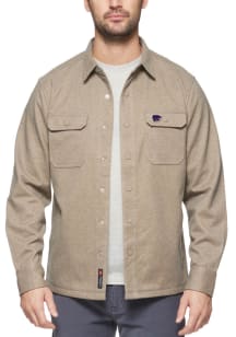 K-State Wildcats Mens Oatmeal Hamlin Stretch Twill Light Weight Jacket