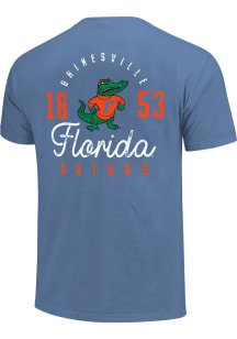 Florida Gators Royal Blue Mascot Overlay Short Sleeve T Shirt