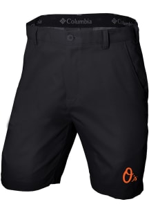 Columbia Baltimore Orioles Mens Black Lie Angle Shorts