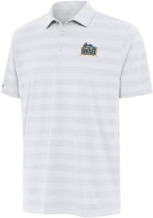 Antigua Drexel Dragons Mens White Tunnel Short Sleeve Polo