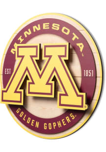Minnesota Golden Gophers 3D Sign - Maroon