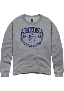 Summit Sportswear Arizona Wildcats Mens Graphite Big 12 2026 Men's Basketball Champions Long Sleev..