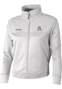 Columbia Arizona Wildcats Womens White River Fleece Long Sleeve Full Zip Jacket
