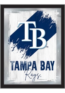 Tampa Bay Rays Paint Brush Hanging Back Bar Mirror