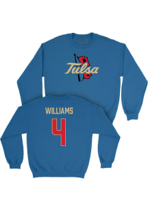 Tyson Williams Tulsa Golden Hurricane Mens Royal Blue NIL Legacy Player Crew