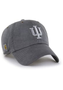 47 Indiana Hoosiers Carhartt Garment Dyed Clean Up Adjustable Hat - Charcoal