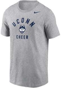 Nike UConn Huskies Grey SOFTBALL Short Sleeve T Shirt