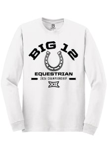 Summit Sportswear Big 12 White 2026 Equestrian Championship Long Sleeve T Shirt