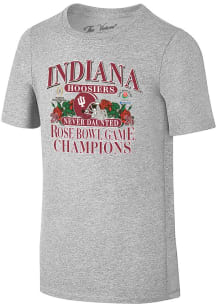 Indiana Hoosiers Youth Grey 2026 Rose Bowl Champions Short Sleeve T-Shirt