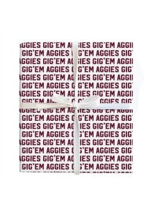 Texas A&M Aggies 6" Gig Em Aggies Wrapping Paper