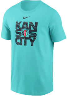 Nike KC Current Teal Home Turf Short Sleeve T Shirt