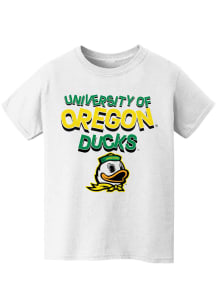 Vive La Fete Oregon Ducks Youth White Ian Short Sleeve T-Shirt