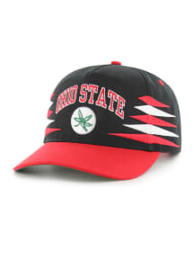 47 Ohio State Buckeyes Diamond Cut Hitch Adjustable Hat - Black