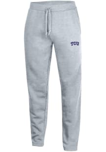 Gear for Sports TCU Horned Frogs Mens Grey LL Emb Big Cotton Slim Sweatpants