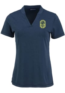 Cutter and Buck Nashville SC Womens Navy Blue Forge Short Sleeve T-Shirt