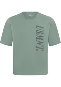 Levelwear USMNT Green Signature Knit LIT Tonal Short Sleeve Fashion T Shirt