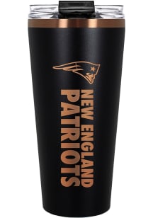 New England Patriots 32oz Big Slim Stainless Steel Tumbler - Black