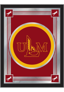 Louisiana-Monroe Warhawks Logo Hanging Back Bar Mirror
